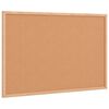 vidaXL Kurkbord met massief grenenhouten frame 60x40 cm