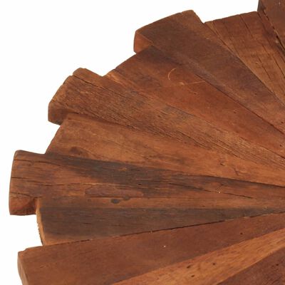 vidaXL Salontafels 2 st massief gerecycled hout en ijzer
