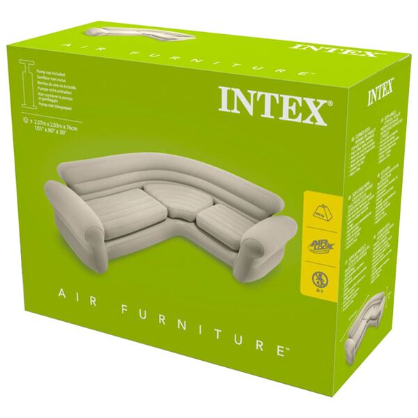 Intex Hoekbank opblaasbaar 257x203x76 cm 68575NP