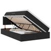 vidaXL LED Opslagbed met Matras Zwart 120 x 200 cm Fluweel
