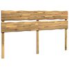 vidaXL Live Edge Hoofdbord ROSTOCK Wit 180 cm Massief Acaciahout