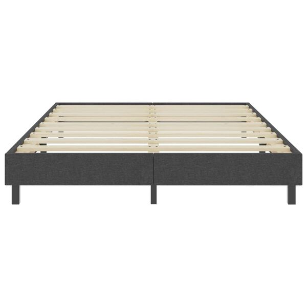 vidaXL Boxspringframe stof grijs 180x200 cm