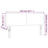 vidaXL Hoofdborden 2 st 72x5x78/88 cm fluweel roze