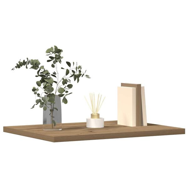 vidaXL Wandschappen 4 st 40x30x1,5 cm bewerkt hout artisanaal eiken
