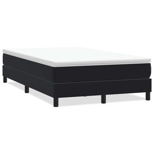 vidaXL Boxspring zonder matras fluweel zwart 120x220 cm