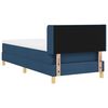 vidaXL Boxspringbed met matras met hoofdeinde Blauw 200 x 100 cm Stof