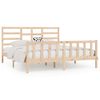 vidaXL Bedframe massief hout 180x200 cm