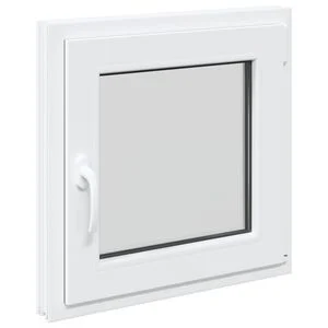 vidaXL Kleur binnenkant kelderraam Wit RISOR 50 x 50 cm