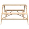vidaXL Picknicktafel met banken 2-in-1 ombouwbaar massief vurenhout