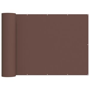 vidaXL Balkon Privacy Scherm 200 x 300 cm Stof met PU-coating Bruin