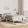 vidaXL Bedframe Bruin 100 x 210 cm Massief grenenhout