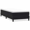 vidaXL Boxspring zonder matras fluweel zwart 100x220 cm