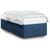 vidaXL Bedframe zonder matras 80x200 cm stof blauw