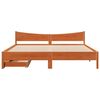 vidaXL Bedframe met lades massief grenenhout wasbruin 200x200 cm
