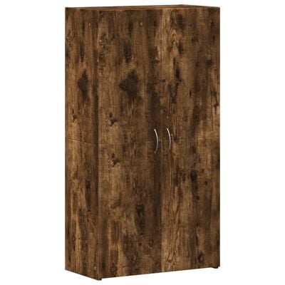 vidaXL Archiefkast 60x32x115 cm bewerkt hout gerookt eikenkleurig