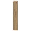 vidaXL Hoofdbord Artisan Eiken 100 x 15 x 103,5 cm Bewerkt hout