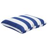 vidaXL Sierkussens 4 st gestreept 50x50 cm stof blauw en wit