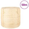 vidaXL Touw 6 mm 50 m 100% sisal