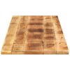 vidaXL Tafelblad rechthoekig 140x50x2,5 cm massief ruw mangohout