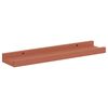vidaXL Wandplank met plank 2 pcs Rood 40 x 9 x 3 cm Bewerkt hout