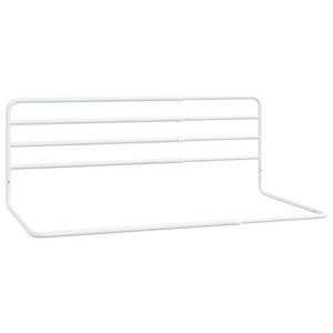 vidaXL Bedhekje peuter (76-137)x55 cm ijzer wit