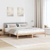 vidaXL Bedframe Bruin en lichtgrijs 180 x 200 cm Massief grenenhout