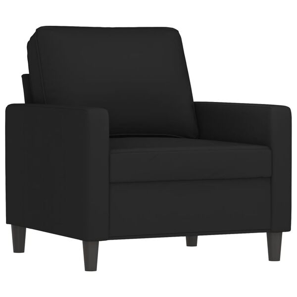 vidaXL Fauteuil 60 cm fluweel zwart