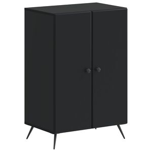 vidaXL Schoenenkast BREDA 59,5 x 39,5 x 90 cm Bewerkt hout Zwart