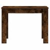 vidaXL Bureau 100x45x75 cm bewerkt hout gerookt eikenkleurig