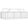 vidaXL Hondenkennel voor buiten met dak 400x200x150 cm