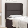 vidaXL Hoofdbord oor Bruin 80 x 23 x 6 cm Stof