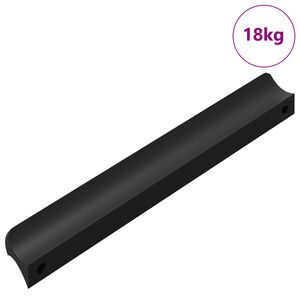 vidaXL Handvat 973 pcs Zwart 106 x 7,4 x 15,5 mm Aluminium