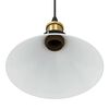 vidaXL Hanglamp in hoogte verstelbaar E27 &Oslash;22 cm metaal glanzend wit