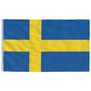 vidaXL Vlag Zweden 90x150 cm