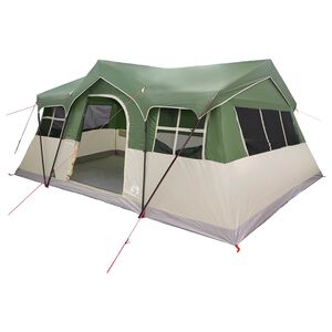 vidaXL Gezinstent 487 x 340 x 216 cm Groen Polyester en staal