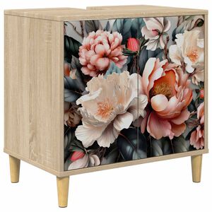 vidaXL Badkamerkast BORNE Sonoma 60 x 40 x 60 cm Bewerkt hout
