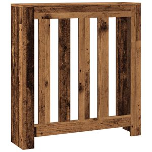 vidaXL Radiatorombouw 78x20x82 cm bewerkt hout oud hout