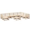 vidaXL 9-delige Loungeset massief grenenhout