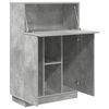 vidaXL Bureau Beton Grijs 71,5 x 31,5 x 106,5 cm Bewerkt hout