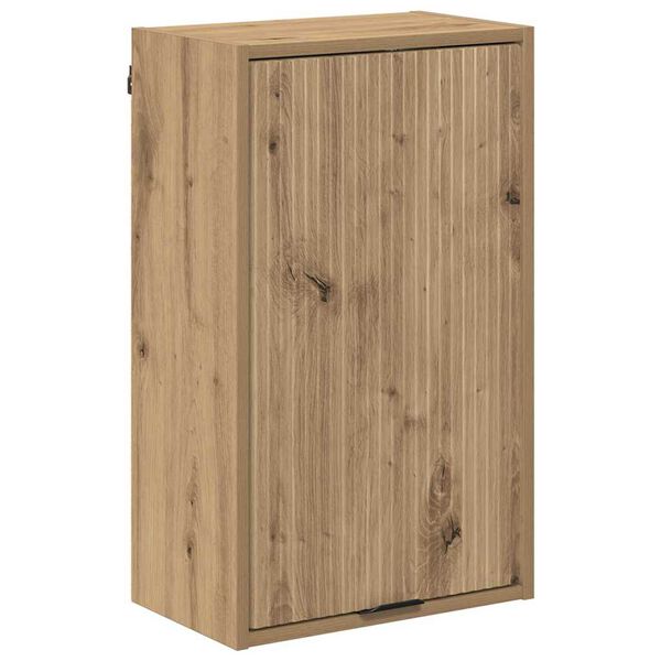 vidaXL Badkamer Kast Wandgemonteerd Artisan Eiken 39 x 23,5 x 65 cm