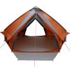 vidaXL Teepee Tent met dak Grijs en Oranje 490 x 410 x 210 cm