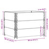 vidaXL Palletopzetranden 3 st 80x60 cm massief grenenhout bruin