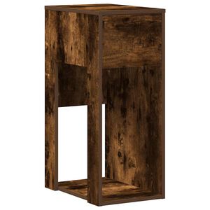 vidaXL Computertorenstandaard met lade 30x44x74 cm gerookt eikenkleur
