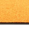 vidaXL Deurmat wasbaar 60x180 cm oranje