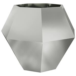 vidaXL Plantenbak zilver 100 x 100 x 80 cm Gegalvaniseerd staal