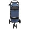vidaXL Opvouwbare Huisdierenwagen Verstelbaar Blauw 78 x 54 x 101 cm