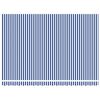 vidaXL Inklapbaar Zonnescherm Blauw en Wit 450 &times; 300 cm