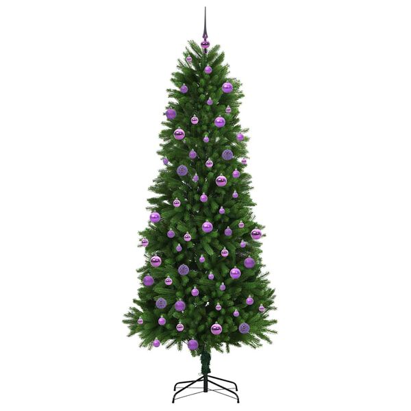 vidaXL Kerstboom met 300 LED met standaard Groen 240 cm PE