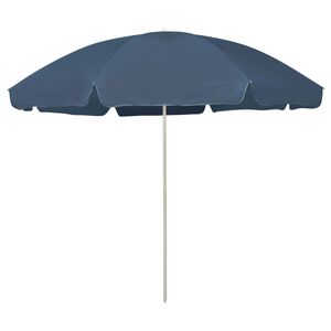 vidaXL Strandparasol 300 cm blauw