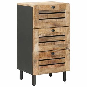 vidaXL Opslagkasten Naturel 40 x 33 x 75 cm Massief Mango Hout